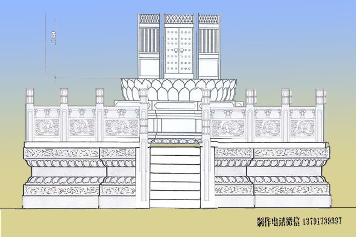 石雕须弥座台基图片